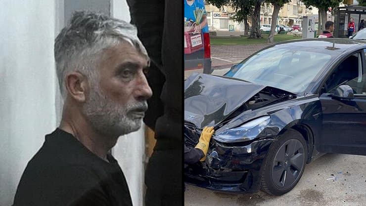 שינה גרסאות. הבעל והרכב בו ניסה להימלט מהזירה