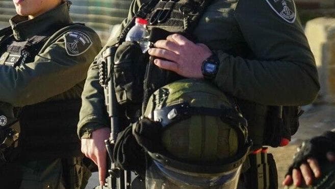 לוחמי מג"ב בשטח