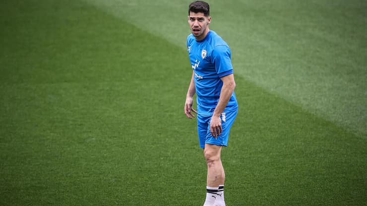 כבר ערך אימון עם הנבחרת. סולומון (צילום: עוז מועלם) מנור סולומון אימון מסכם נבחרת ישראל