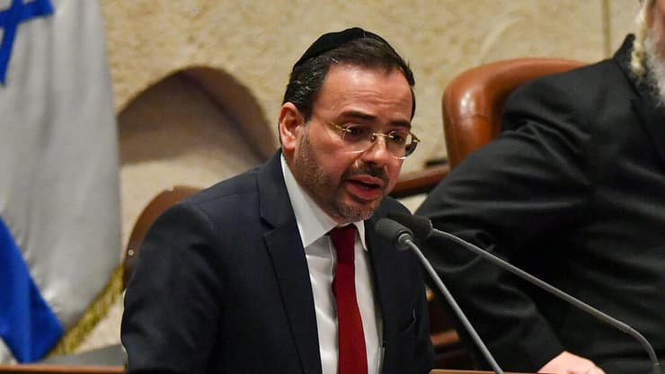 השר לשעבר אוריאל בוסו שמוקם במקום השמיני (צילום: יואב דודקביץ' ) אוריאל בוסו במליאת הכנסת