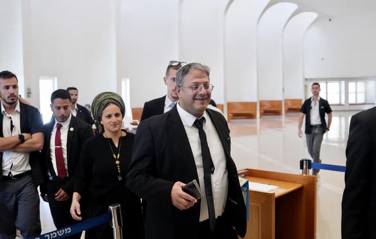 בן גביר נכנס לדיון בבג"ץ בנושא מינויו לתפקיד השר לביטחון לאומי