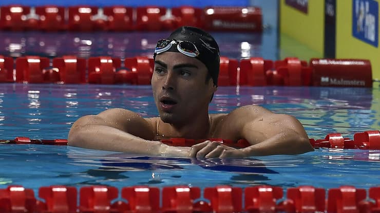 השחיין הישראלי יעקב טומרקין