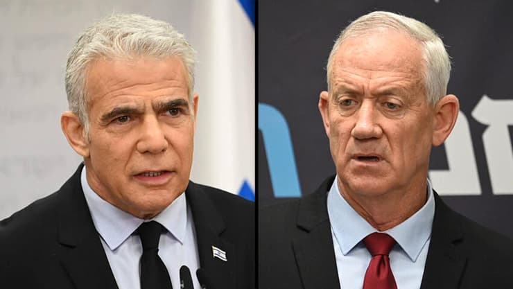   בני גנץ, יאיר לפיד