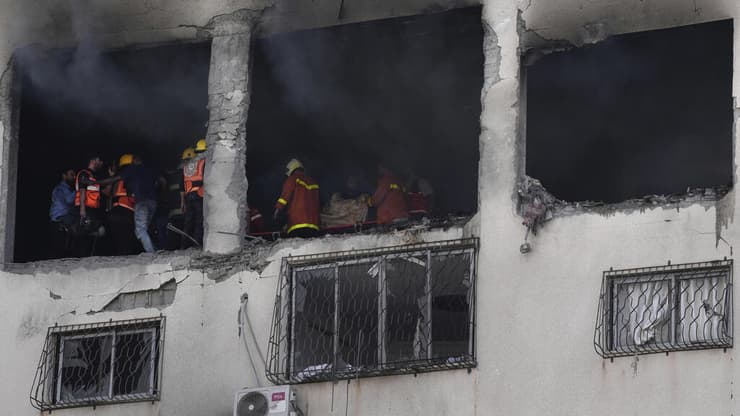 הבניין בו חוסל בכיר הג'יהאד