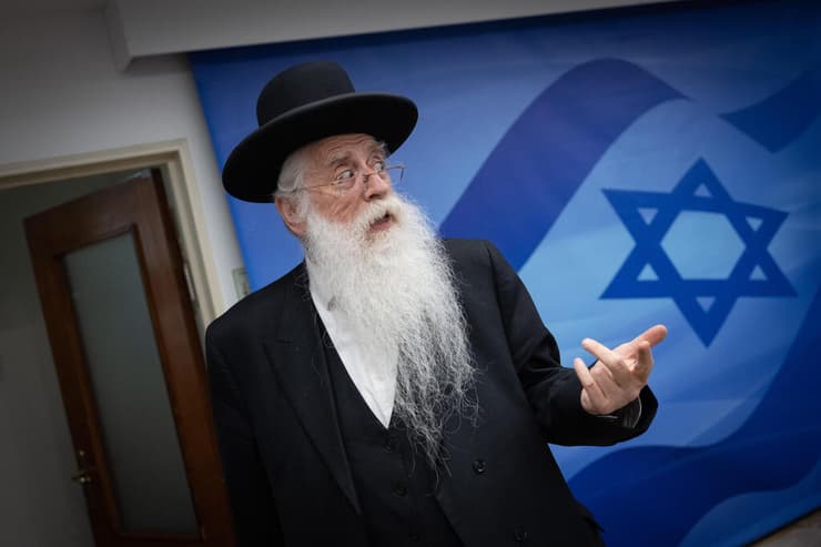 ח"כ מאיר פרוש מיהדות התורה (צילום: יונתן זינדל) ישיבת ממשלה