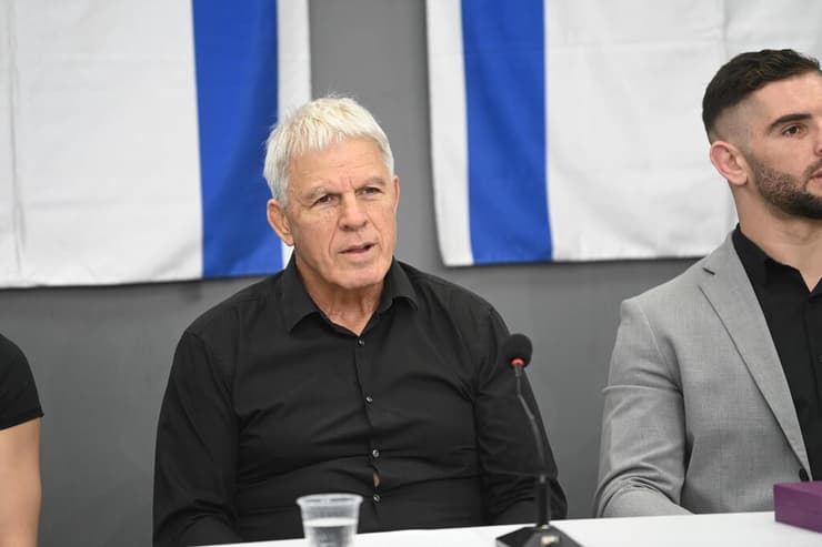 מסיבת עיתונאים איגוד הג'ודו משה פונטי