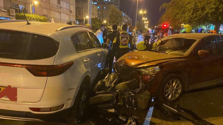 זירת האירוע בחולון