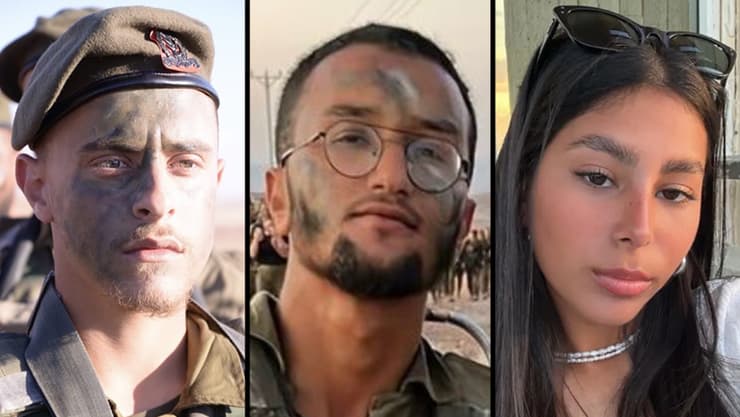 מימין לשמאל: ליה בן נון, אורי יצחק ואוהד דהן זכרם לברכה (צילום: דובר צה"ל) מימין לשמאל: ליה בן נון, אורי יצחק ואוהד דהן זכרם לברכה