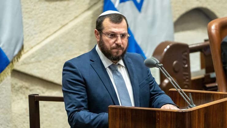 "להנגיש את סיפור גיבורי האונייה". השר אליהו (צילום: שלו שלום) שר המורשת עמיחי אליהו