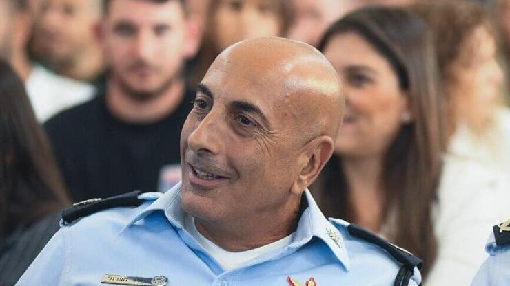 יאיר חצרוני, סגנו החדש של המפכ"ל (צילום: רפי קוץ) יאיר חצרוני בטקס מינויים והענקת דרגות לדרגת ניצב במשטרת ישראל במעמד השר לביטחון לאומי, ח״כ איתמר בן גביר ומפכ"ל המשטרה, רנ"צ קובי שבתאי