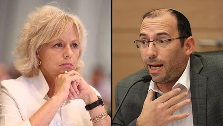 ח"כ רוטמן והיועמ"שית בהרב-מיארה