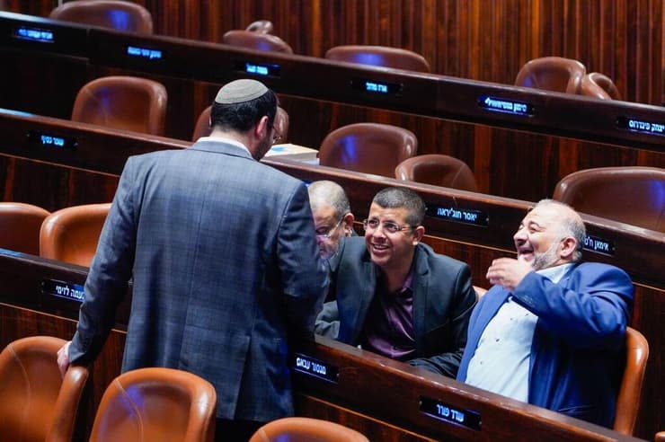 עבאס ורוטמן במליאת הכנסת (צילום: שלו שלום) מליאת הכנסת