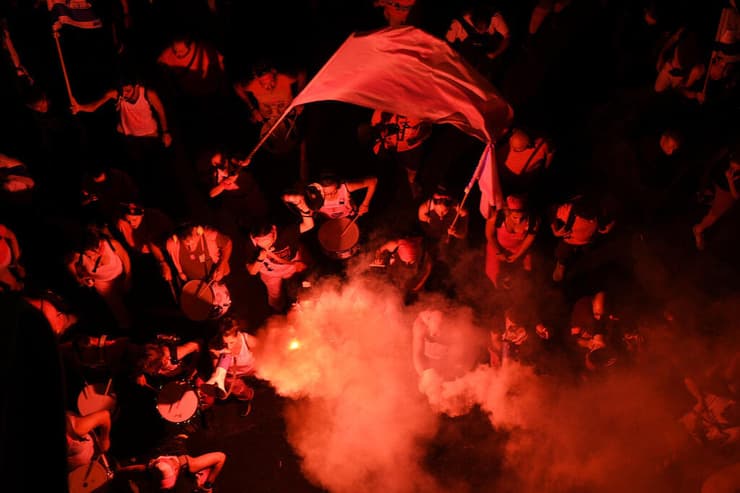 הפגנה בקפלן נגד המהפכה המשפטית