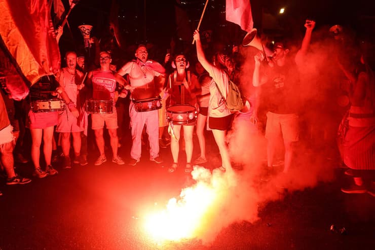 הפגנה בקפלן נגד המהפכה המשפטית