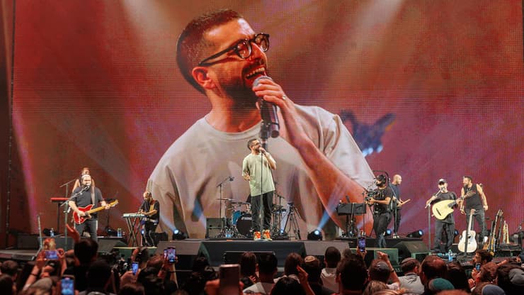 חנן בן ארי. גייס 130 אלף שקל לאלבום הראשון (צילום: דניאל כהן) מתוך ההופעה של חנן בן ארי, אקספו תל אביב