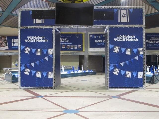 העולים מצפון אמריקה לאחר נחיתתם