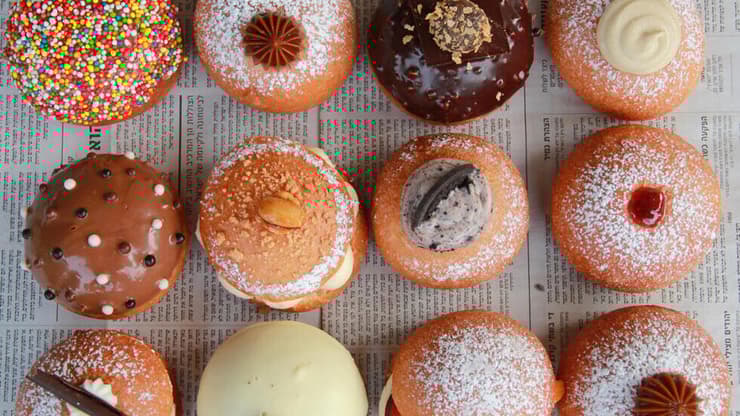 סופגניות אפויות