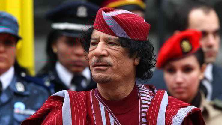 שליט לוב לשעבר מועמר קדאפי 2008