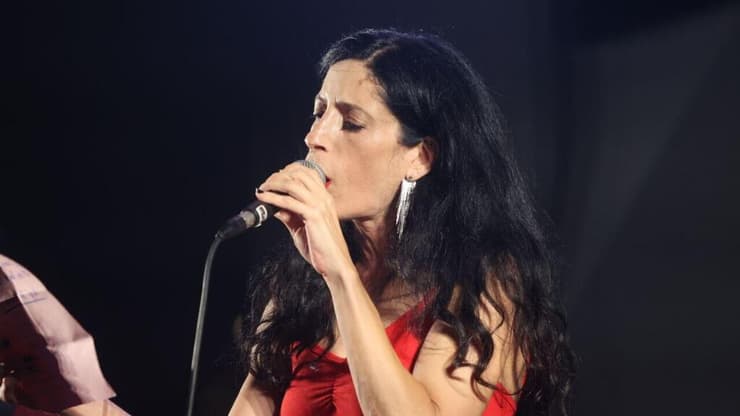 אפרת גוש בהפגנה בקפלן תל אביב