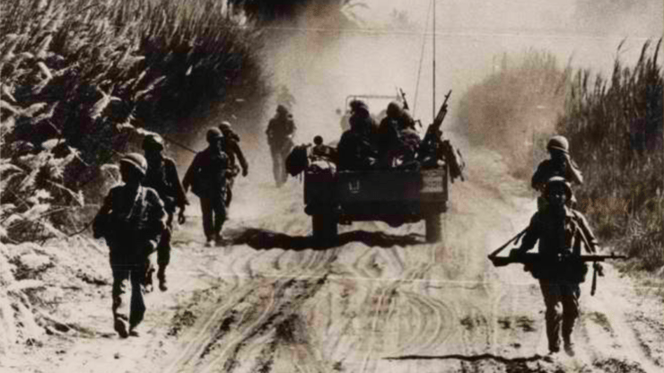 לוחמים ישראלים בדרך לאיסמעיליה