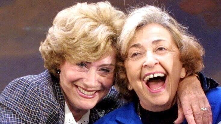 ליא קניג ומרים זוהר בהצגה "יום הולדת לג'וזפה", תיאטרון הבימה