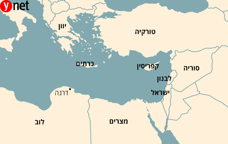 מפת הים התיכון