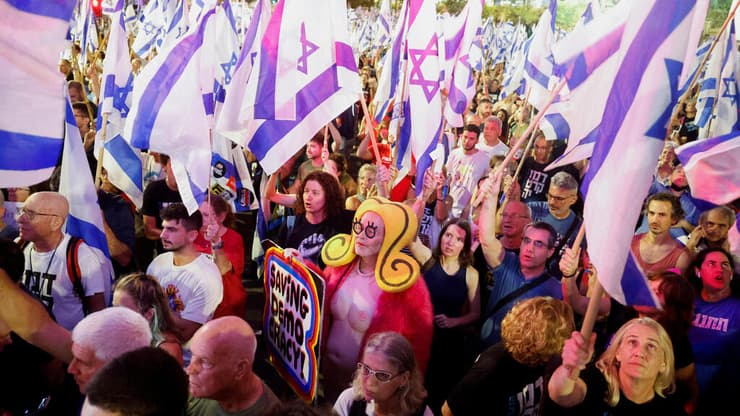 הפגנה בתל אביב