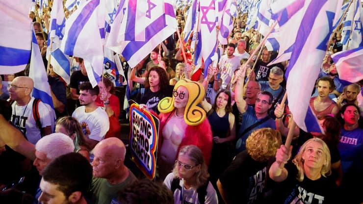 הפגנה בתל אביב