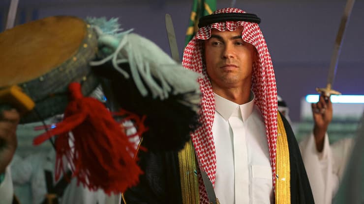 מתחבר לתרבות בסעודיה? רונאלדו (צילום: AFP PHOTO / HO /AL NASSR FOOTBALL CLUB) כריסטיאנו רונאלדו