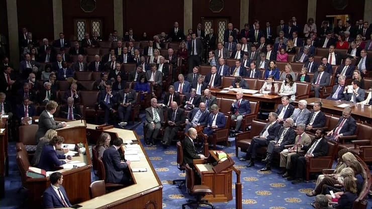 בית הנבחרים האמריקני. לא ברור מי יאייש את הכיסא (צילום: רויטרס) בית הנבחרים בארה"ב