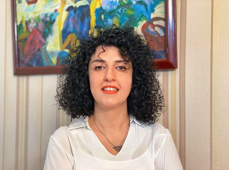 צילום: NARGES MOHAMMADI FOUNDATION / AFP הזוכה בפרס נובל לשלום - אסירה איראנית