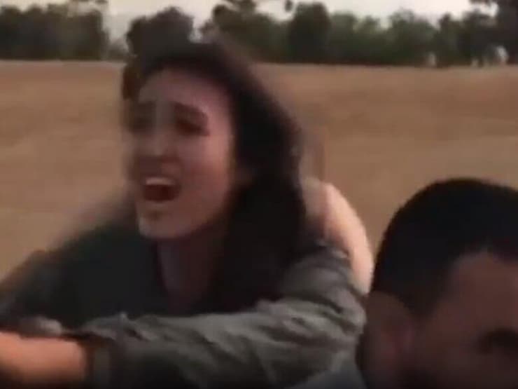 מתוך סרטון חטיפתה של ארגמני נועה ארגמני