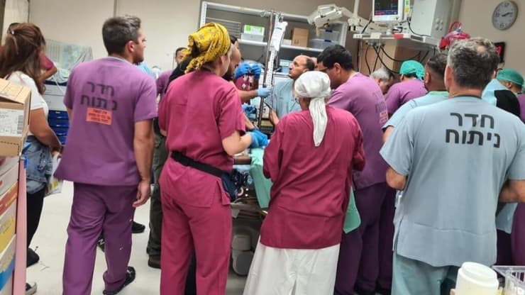 מלחמה חרבות ברזל בית החולים סורוקה