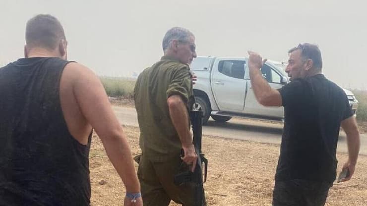 יאיר גולן בחילוצים ב-7 באוקטובר (צילום: מתוך האינסטגרם) יאיר גולן בשטח