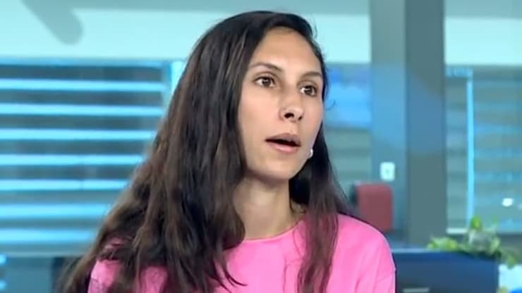 סומך: "שומעים על סיוע הומניטרי לעזה, אנחנו מצפים לקבל משהו בחזרה" (צילום: שמוליק דודפור) עינב סומך חברתה של עינב הימן שנחטפה לעזה