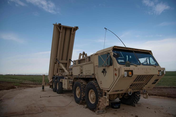 סוללת THAAD (צילום: AFP PHOTO / HANDOUT / DVIDS / US ARMY / Staff Sergeant Cory D. Payne) מערכת THAAD בישראל ארכיון 2019
