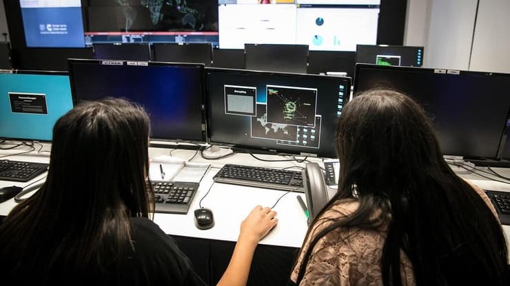 החמ"ל הארצי של מערך הסייבר בבאר שבע