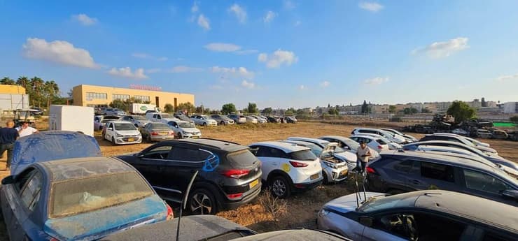 פינוי כלי הרכב מאזורי הטבח הרצחני בדרום