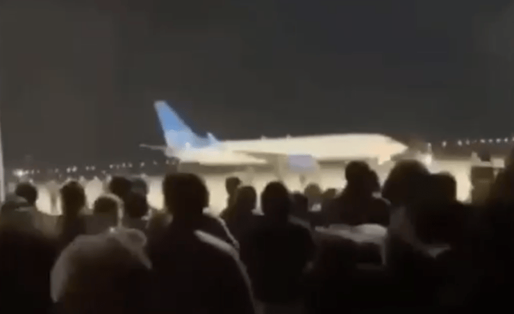 הכאוס בשדה התעופה בדגסטן