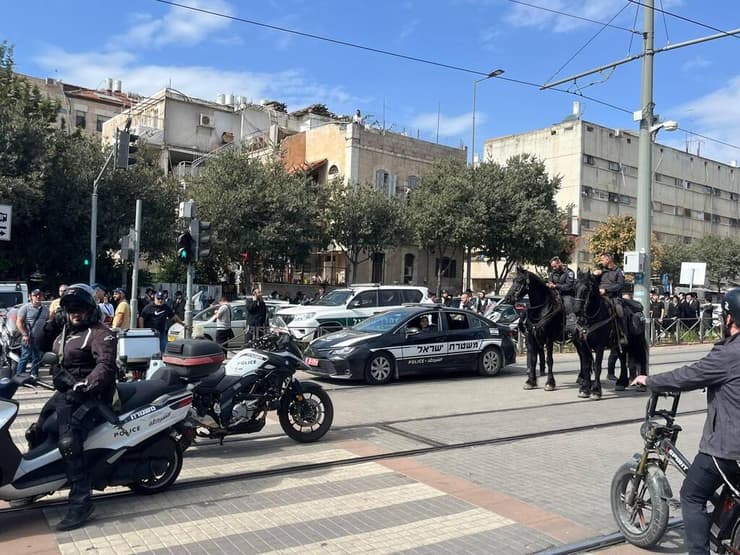 זירת הפיגוע בתחנת הרכבת הקלה בשבטי ישראל, ירושלים