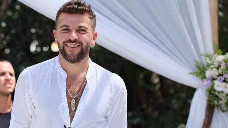 אופיר צרפתי (צילום: באדיבות המשפחה ) אופיר צרפתי ובת זוגו שובל גל