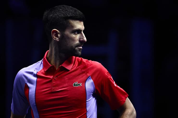 גוקוביץ' אמש, בטורניר המאסטרס בפריז