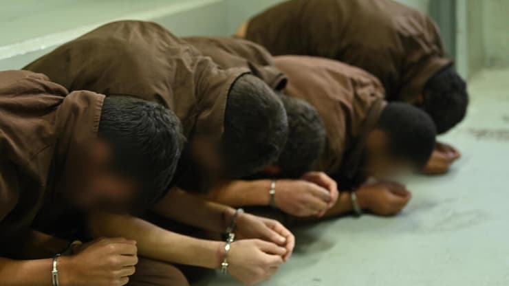 מחבלי נוחבה. ארכיון (צילום: דוברות שב"ס) מחבלי נוחבה שנקלטו בבתי כלא בישראל