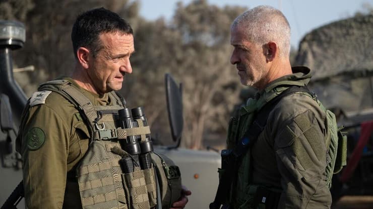 ראש השב"כ רונן בר עם הרמטכ"ל הרצי הלוי הערכת מצב בתוך רצועת עזה