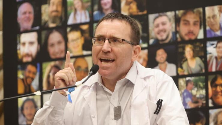 פרופ' חגי לוין, מסיבת עיתונאים של הרופאות והרופאים מטעם מטה המשפחות להחזרת החטופים והנעדרים