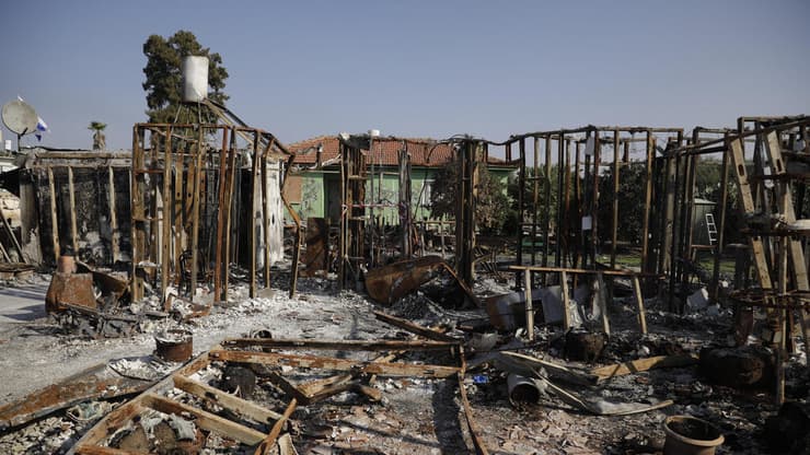ההרס בנתיב העשרה אחרי הטבח (צילום: Amir Levy/Getty Images) נתיב העשרה