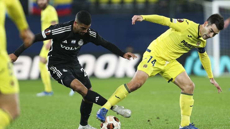 קנדיל (משמאל). יגיע לטדי? (צילום: AP Photo/Alberto Saiz) ויאריאל מכבי חיפה מאור קנדיל