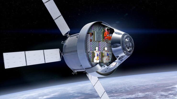 הדמיה של צוות החללית (איור: NASA/LM/DLR) הדמיה של צוות החללית