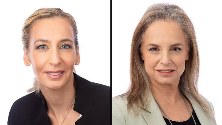 עורכות הדין נחמני-בר וזגגי-פנחס (צילום: ענת גבע שרון) עו״ד אפרת נחמני בר עו״ד שרון זגגי פנחס