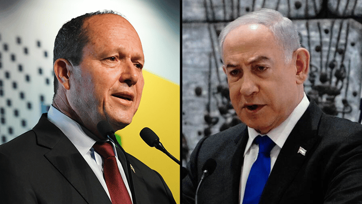 בנימין נתניהו וניר ברקת (צילום: שלו שלום, נחום סגל) בנימין נתניהו וניר ברקת